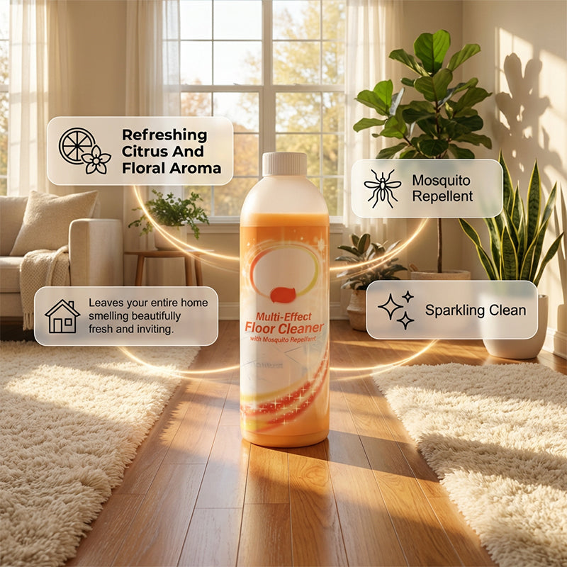 Multi-Effect Floor Cleaner with Mosquito Repellent