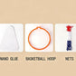 🏀Wall-Mounted Indoor/Outdoor Self-Adhesive Plastic Portable Basketball Hoop with Accessories