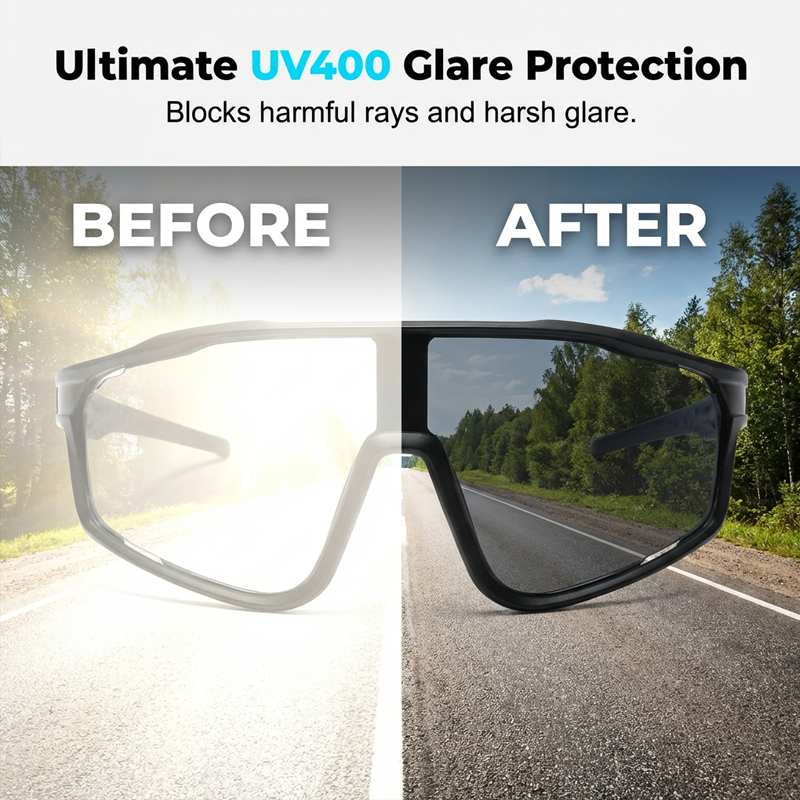 Photochromic Outdoor Sports Glasses