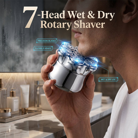 2026 Trending🔥Huge Discount! Wet/Dry Waterproof Rotary Shaver⚡