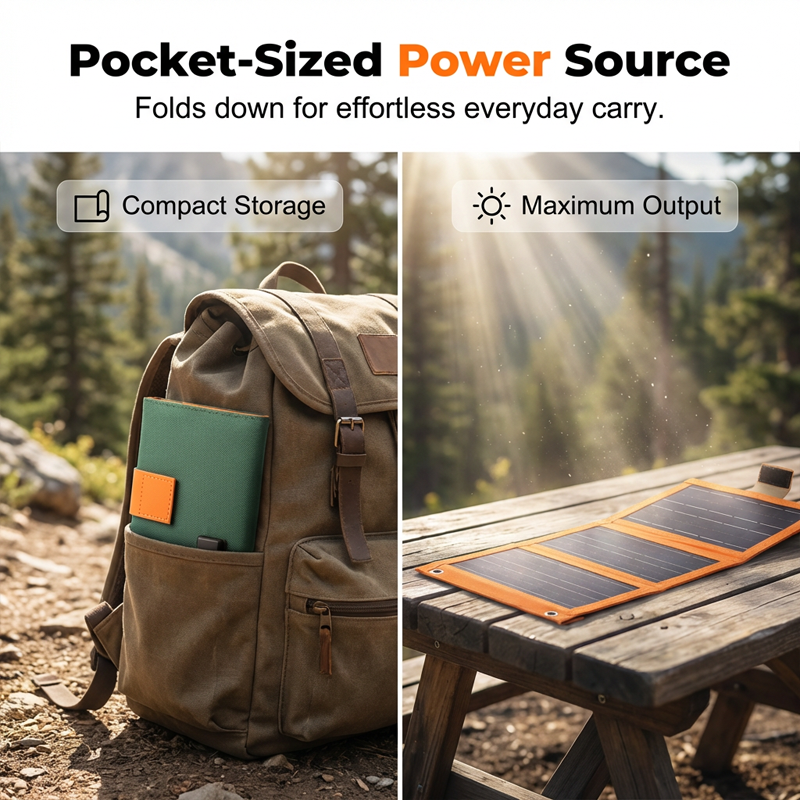 🥳2026 HOT SALE🥳💞50% OFF!✨ 💝Portable Solar Panel with USB Charging