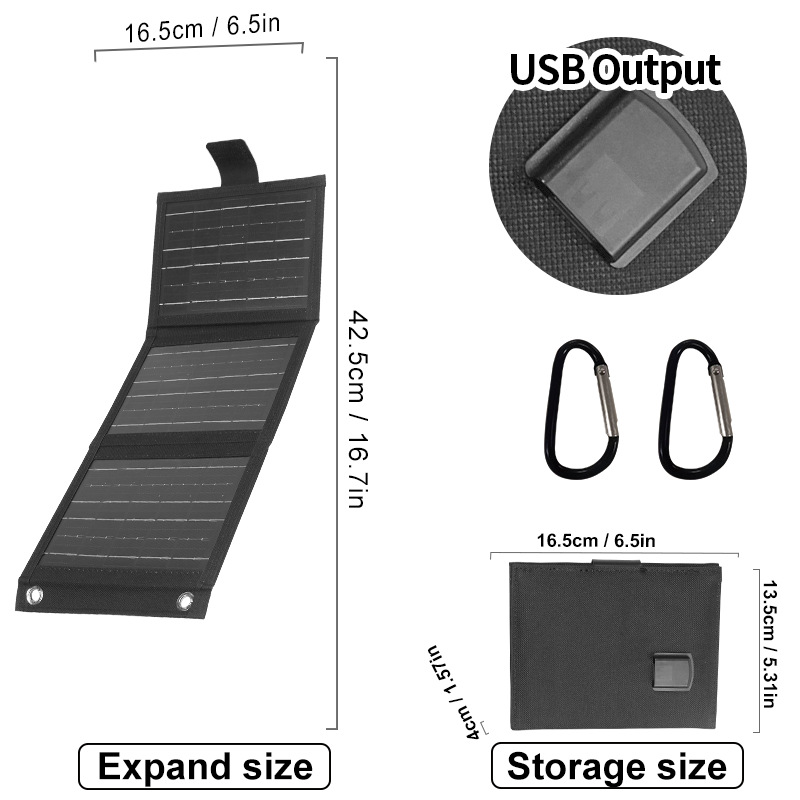 🥳2026 HOT SALE🥳💞50% OFF!✨ 💝Portable Solar Panel with USB Charging