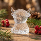 🐮6‐Cavity Mini Highland Cow Ice Cube & Dessert Mold 🧊🍪 Cute 3D Ice for Drinks, Parties & Gifts💕