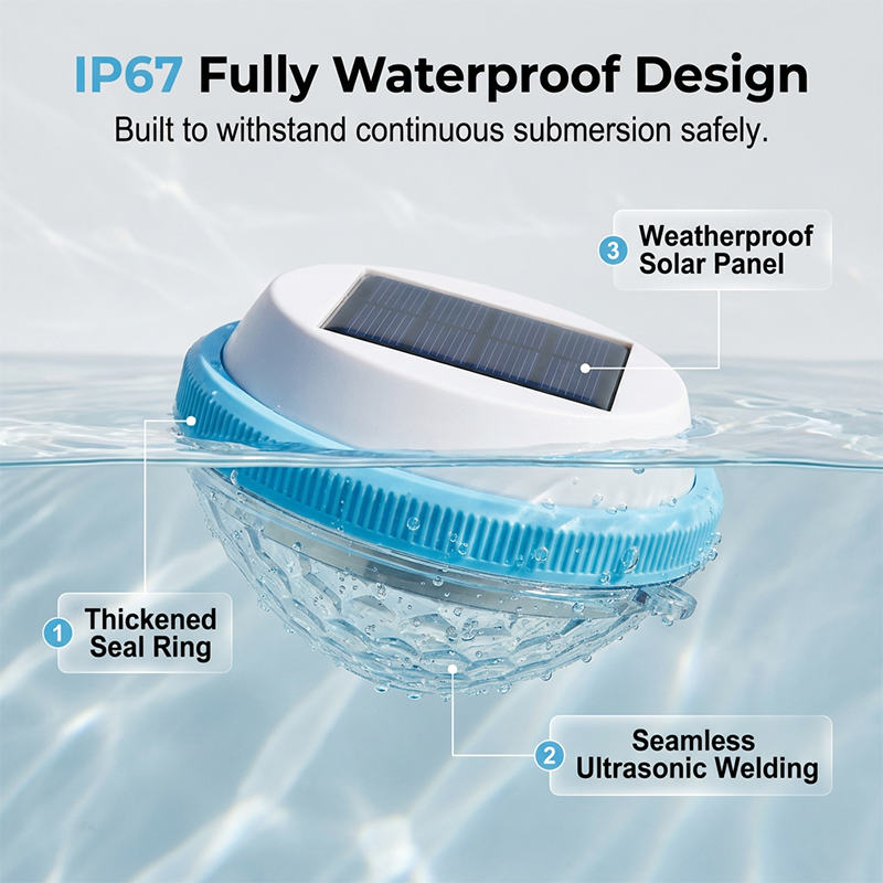 📉 Prices Dropped! Grab It Before It’s Gone 🏃‍♂️LED Solar Floating Pool Light
