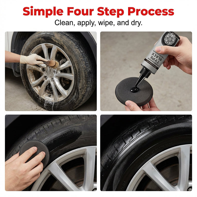 🌟Buy 2 Get 1 Free 🚗Tire & Trim Restorer Shine
