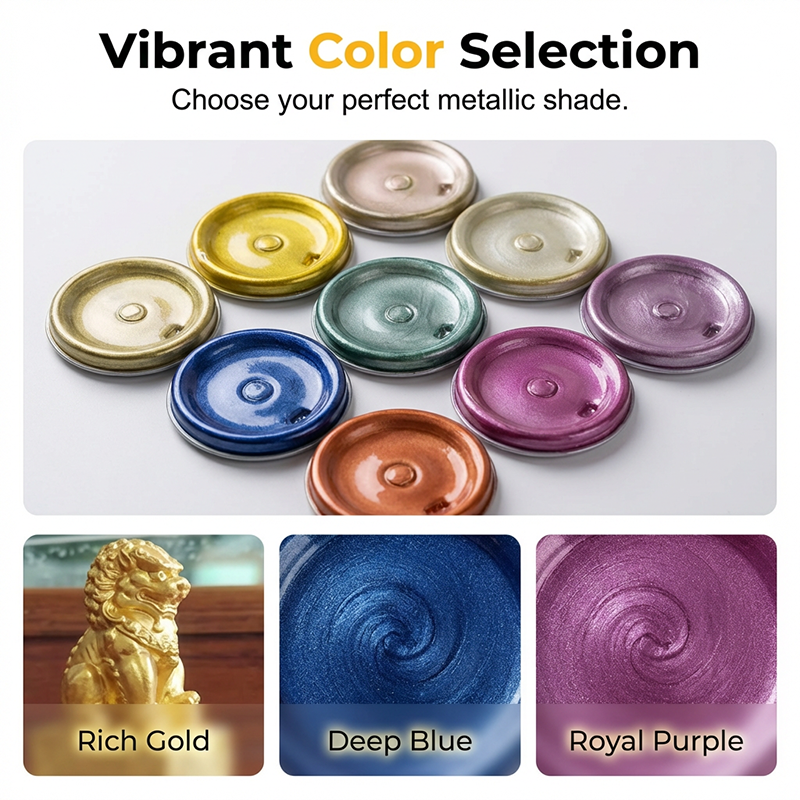 🎨Water-Based Metallic Gloss Paint✨🖌️