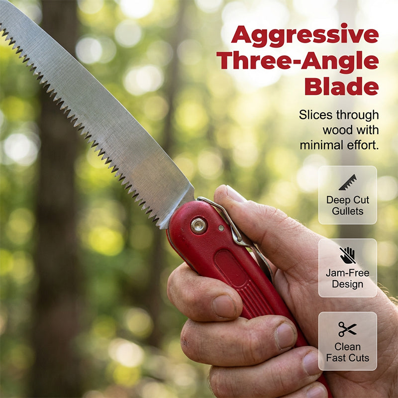 🪚Compact Folding Saw with SK5 Steel Blade⚡
