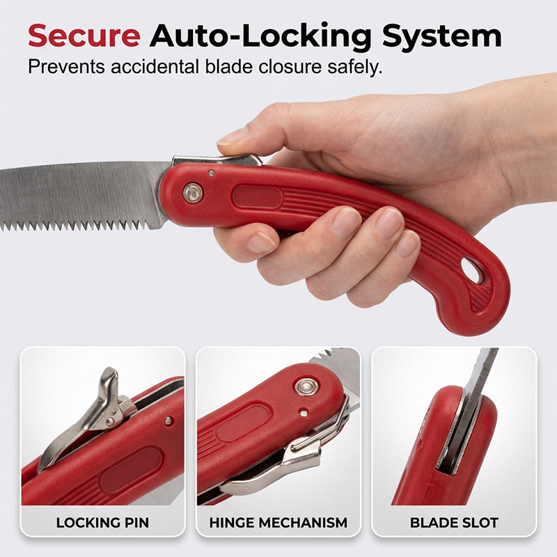 🪚Compact Folding Saw with SK5 Steel Blade⚡