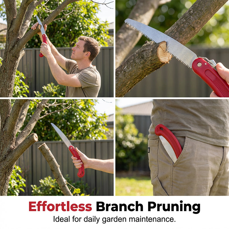 🪚Compact Folding Saw with SK5 Steel Blade⚡