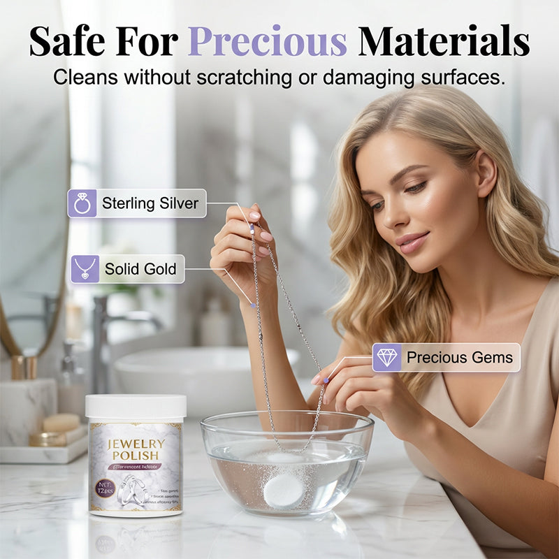 Effervescent Jewelry Cleaning Tablets