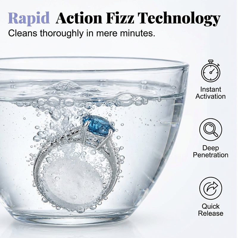 Effervescent Jewelry Cleaning Tablets