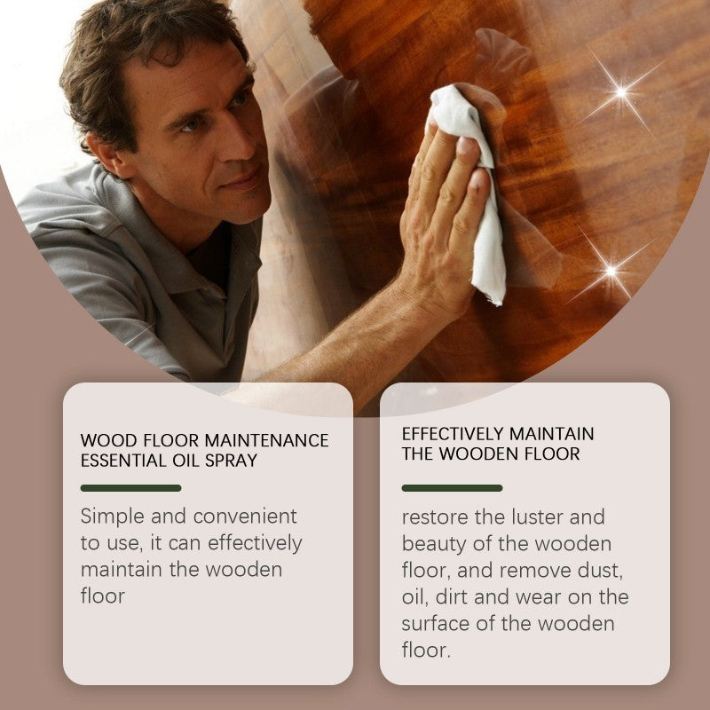 Natural Beeswax Wood Floor Maintenance Renewal Spray