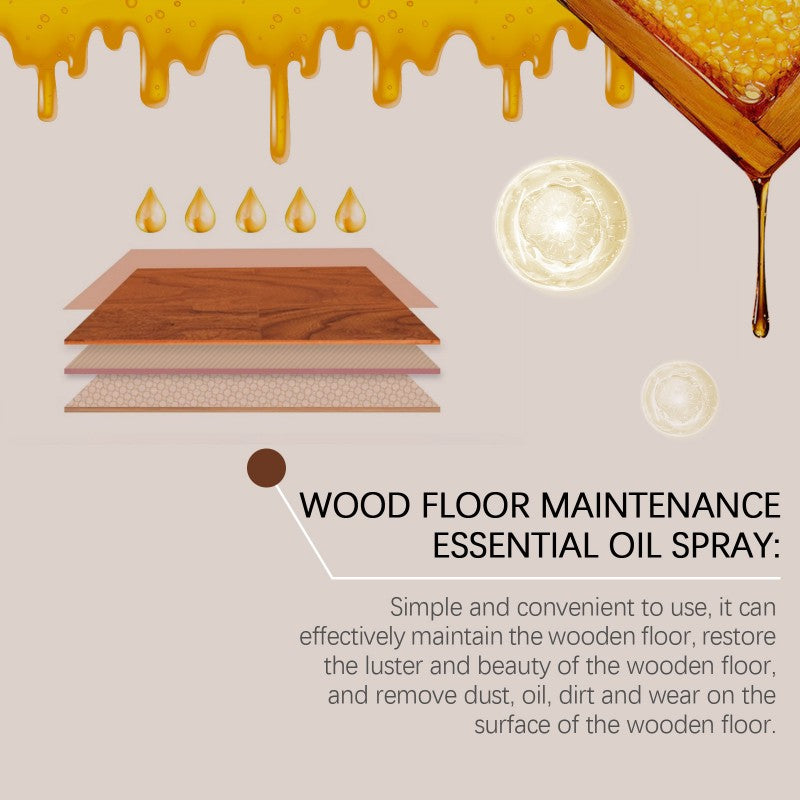 Natural Beeswax Wood Floor Maintenance Renewal Spray