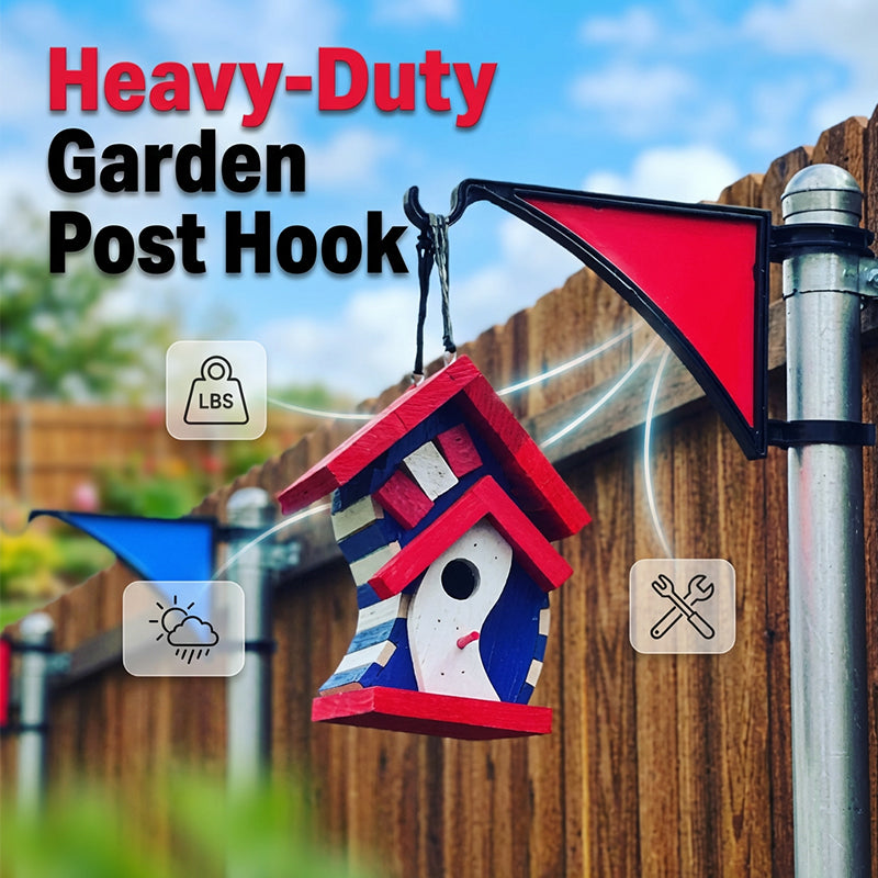Multi-Use Patio & Garden Fence Post Hanger Hook