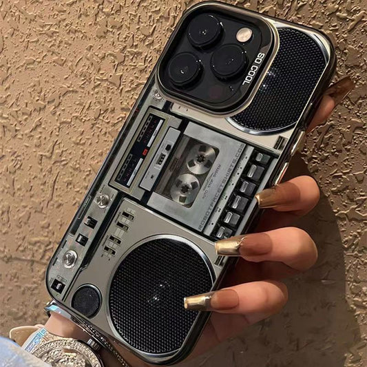 🔥Hot Sale 49% off🌟📼 Retro Cassette Player Pattern Silicone Phone Case Applicable to the iPhone/Galaxy series