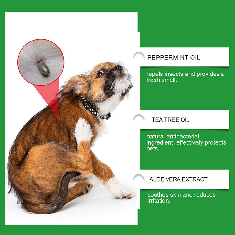 Natural Flea & Tick Spray for Dogs and Cats