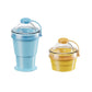 Collapsible Silicone Ice Ball Cup with Straw
