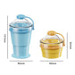 Collapsible Silicone Ice Ball Cup with Straw