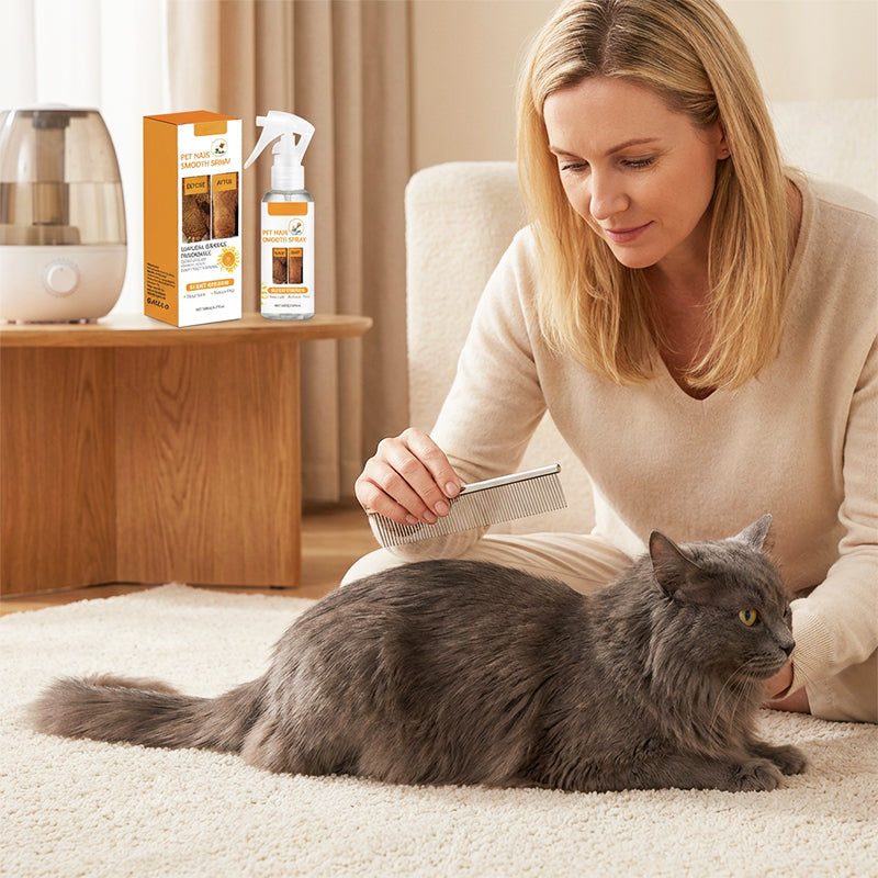 🔥Desconto de 50% no último dia!🔥Pet Deodorizing & Detangling Spray