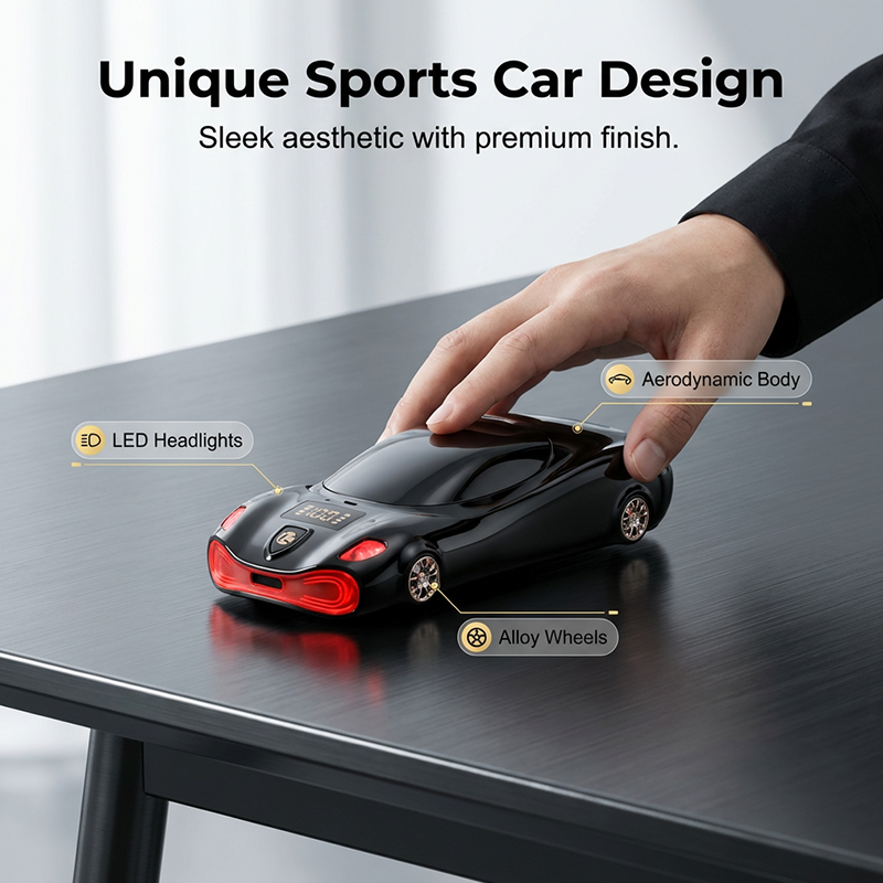 ⏰🎁Creative Sports Car Design Bluetooth Earphones