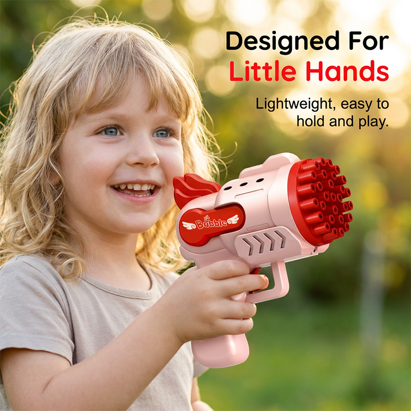 Automatic Bubble Gun with LED Lights