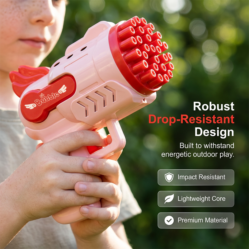 Automatic Bubble Gun with LED Lights