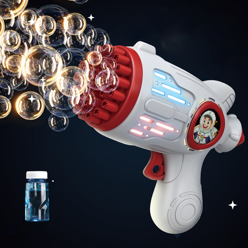 Automatic Bubble Gun with LED Lights