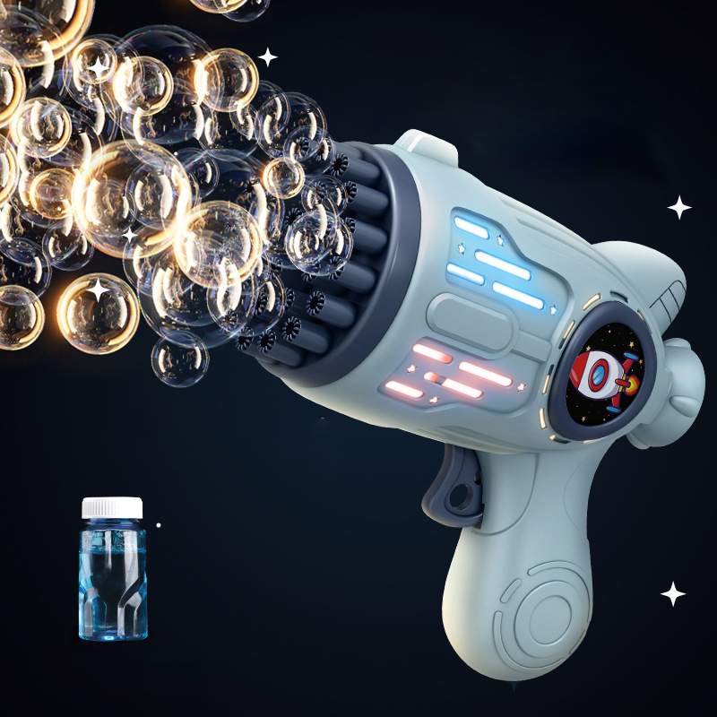 Automatic Bubble Gun with LED Lights
