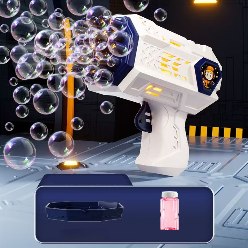Automatic Bubble Gun with LED Lights