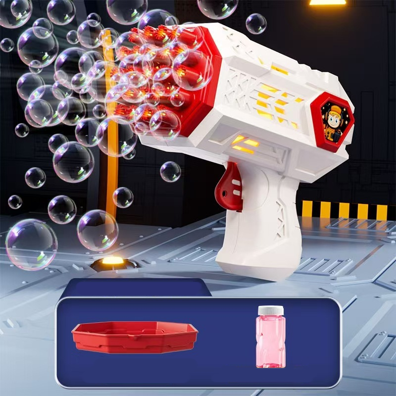 Automatic Bubble Gun with LED Lights