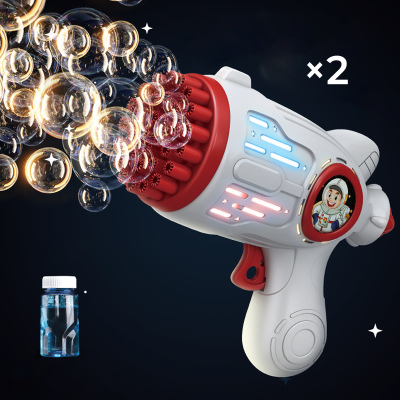 Automatic Bubble Gun with LED Lights