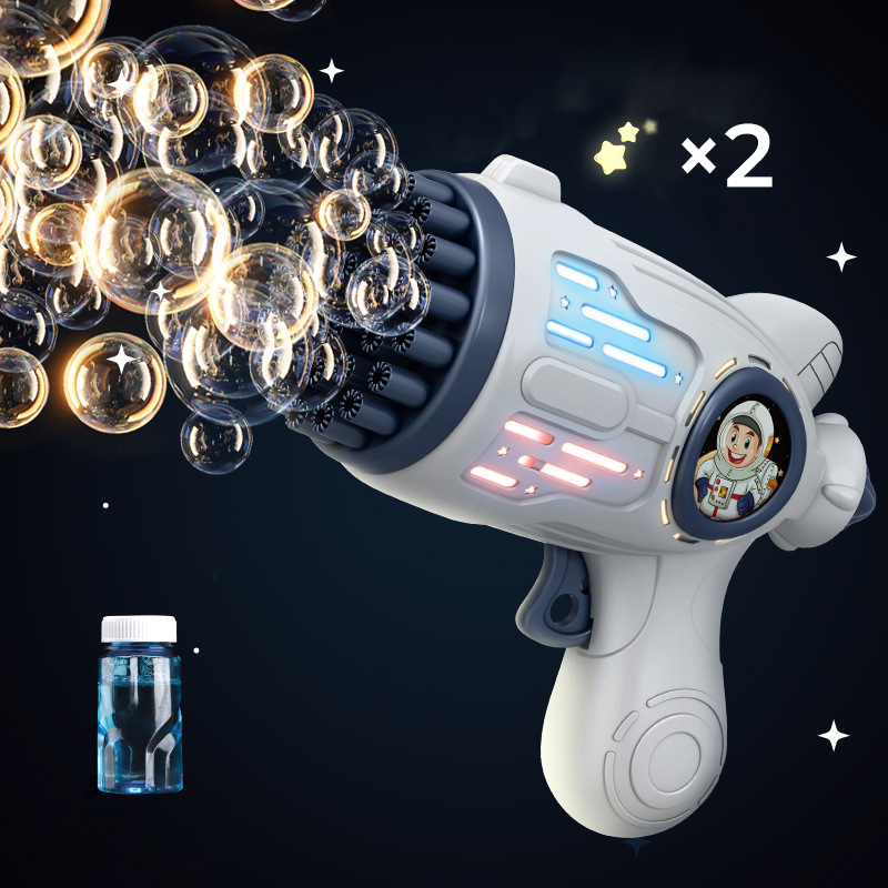 Automatic Bubble Gun with LED Lights
