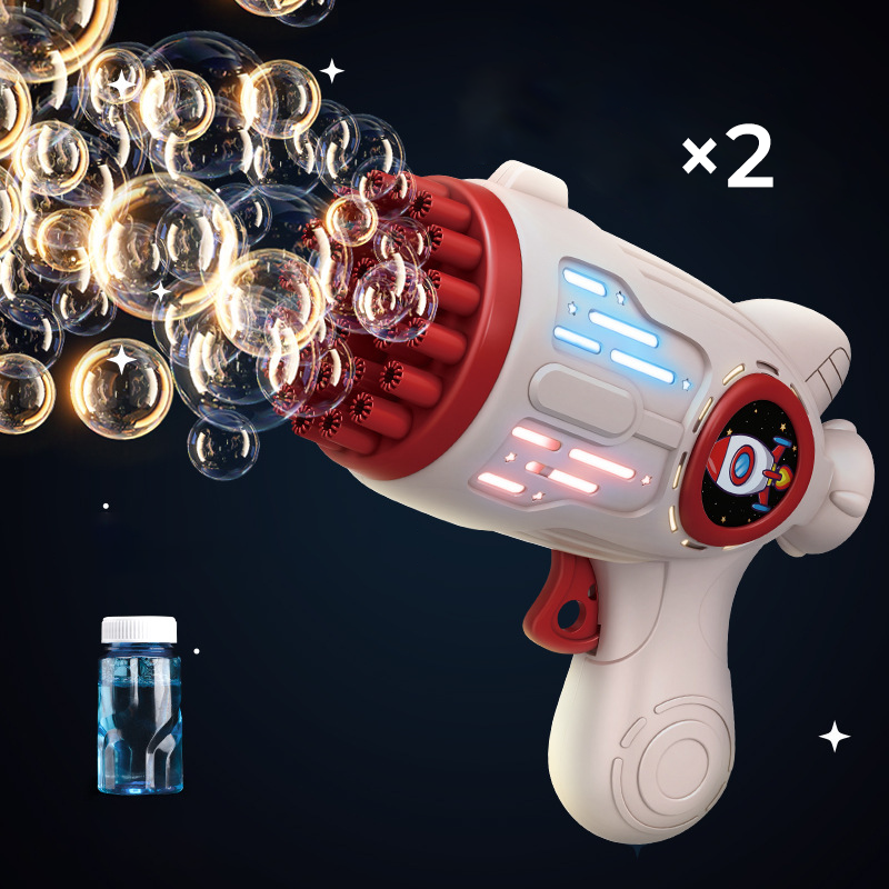 Automatic Bubble Gun with LED Lights