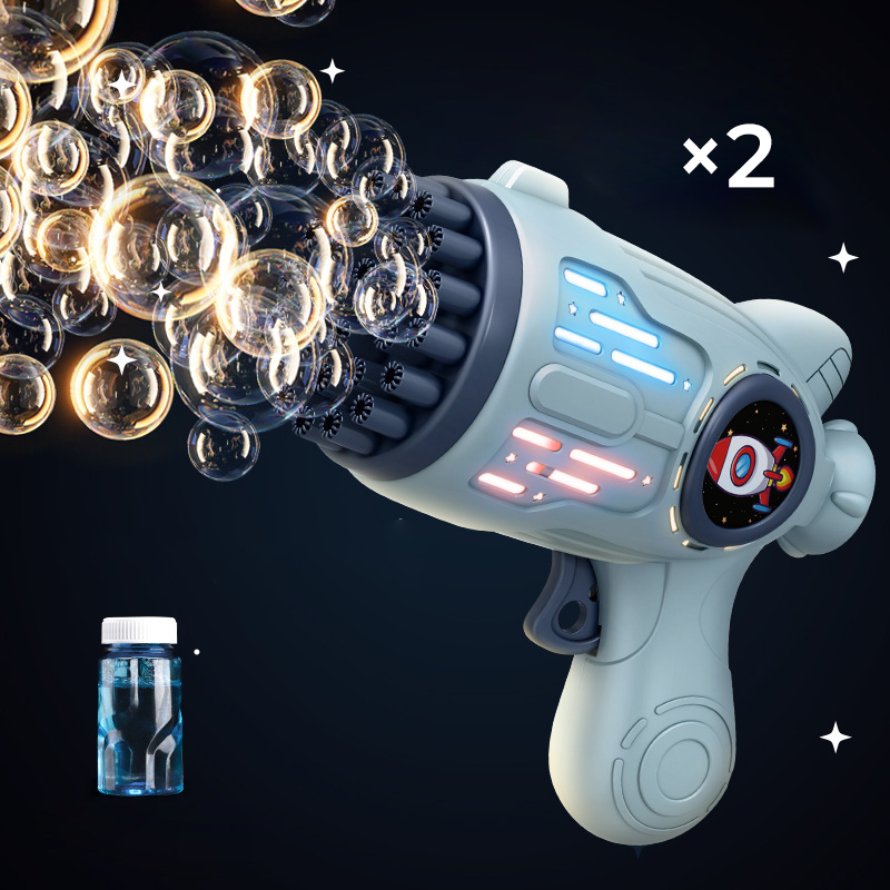 Automatic Bubble Gun with LED Lights