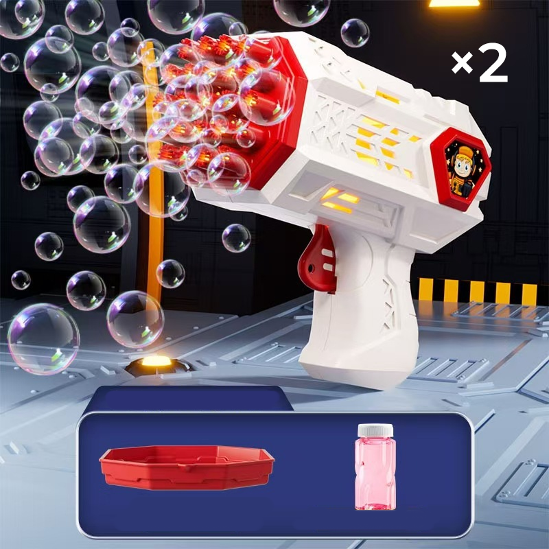 Automatic Bubble Gun with LED Lights