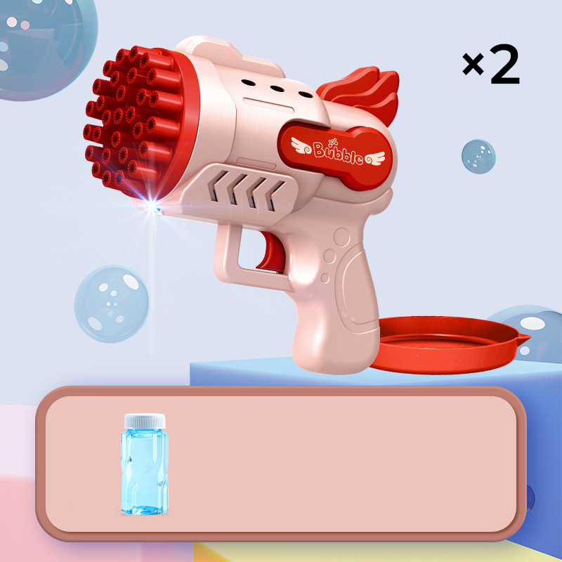 Automatic Bubble Gun with LED Lights