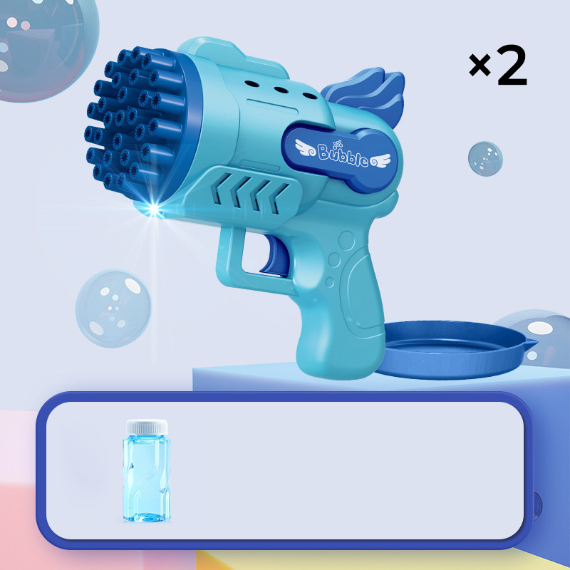 Automatic Bubble Gun with LED Lights