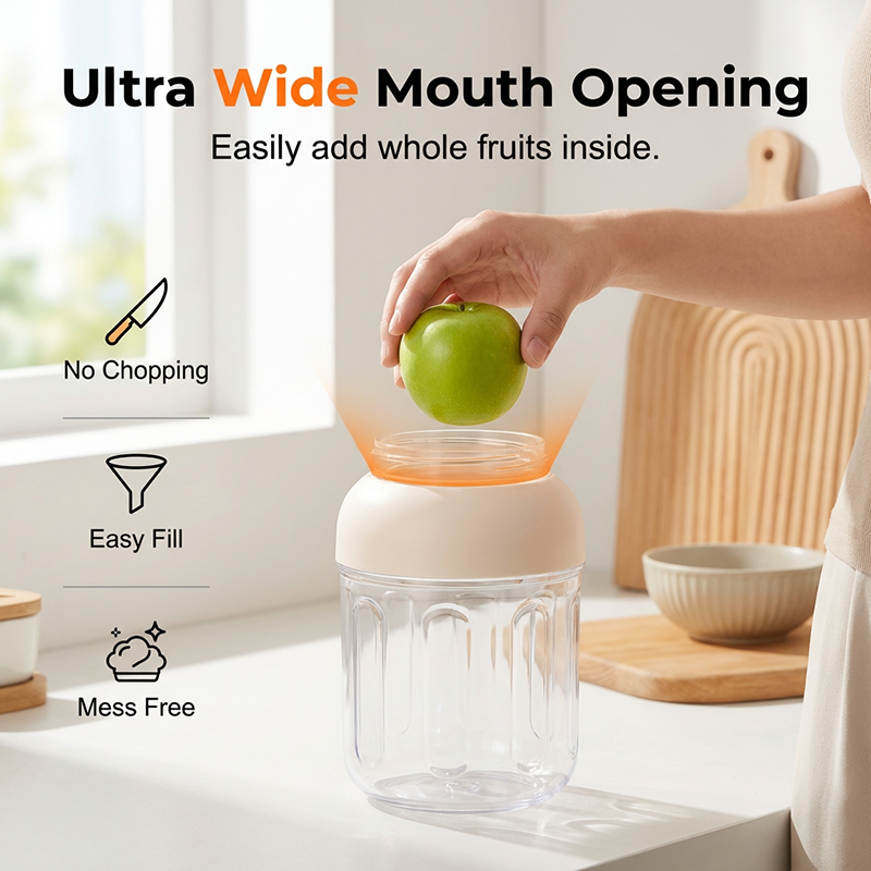 ⏰🔥LIMITED TIME 50% OFF! 🍓 Portable Personal Blender – USB Rechargeable Mini Juicer Cup for Smoothies & Shakes On-the-Go 🥤✨