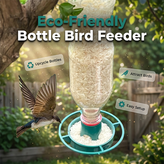 DIY Bottle Top Bird Feeder Attachment