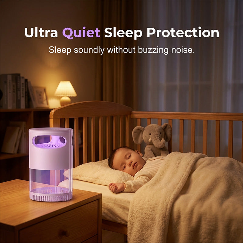🌙 LIMITED-TIME 50% OFF! ✨ UV Mosquito Killer Lamp – USB, Quiet, Chemical-Free 🦟
