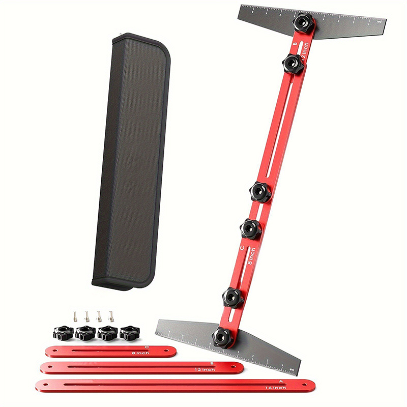 📏 LIMITED-TIME 50% OFF! ✨ Adjustable Stair Tread Template – Durable, Precise, Locking Angles ⚒️