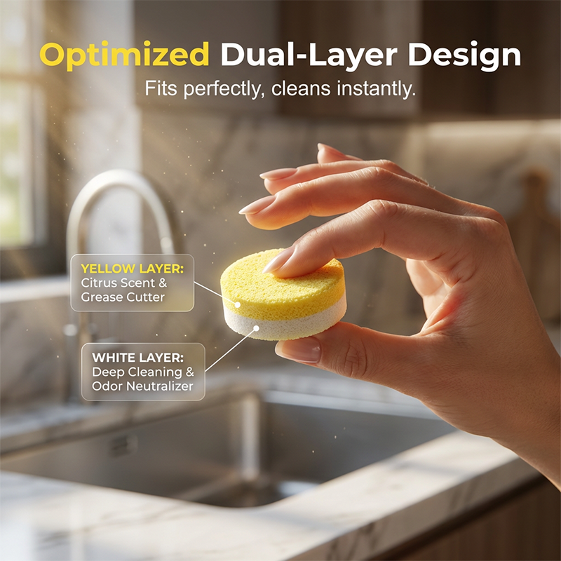 🍋 BUY 2 GET 1 FREE! ♻️ Garbage Disposal Cleaner & Deodorizer Tablets – Freshens kitchen, eliminates odors & easy to use – Citrus bliss for a clean sink ✨