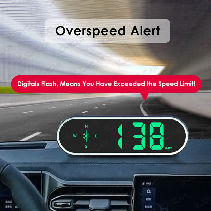 Multi-Function Digital Car Speed Display & Compass
