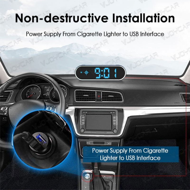 Multi-Function Digital Car Speed Display & Compass