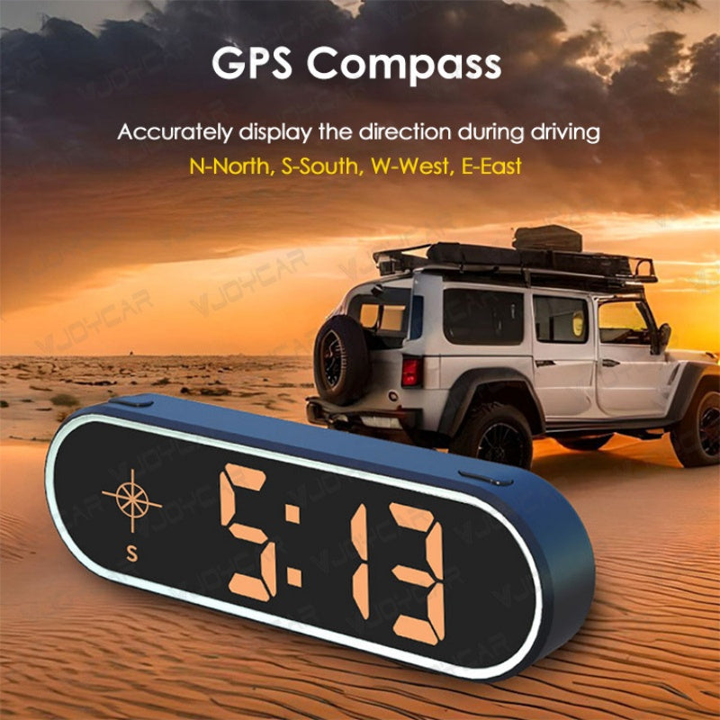 Multi-Function Digital Car Speed Display & Compass