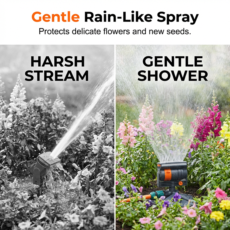 🌿 50% OFF NOW! 🌊 Wide-Coverage Automatic Rotating Garden Sprinkler – Adjustable, water-saving & perfect for lawns, gardens and flower beds 🌸