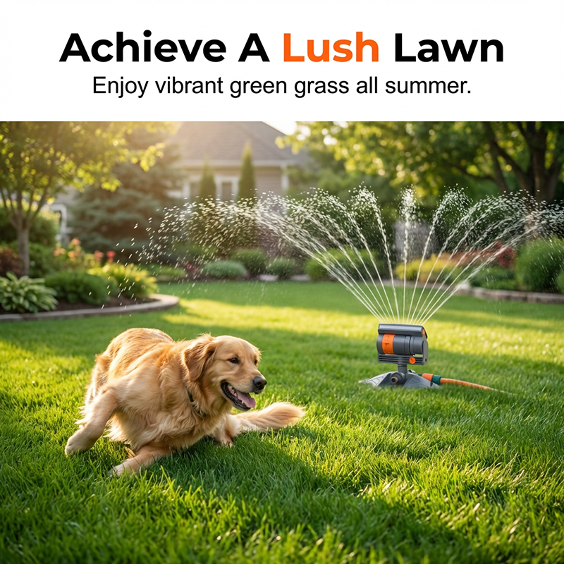 🌿 50% OFF NOW! 🌊 Wide-Coverage Automatic Rotating Garden Sprinkler – Adjustable, water-saving & perfect for lawns, gardens and flower beds 🌸