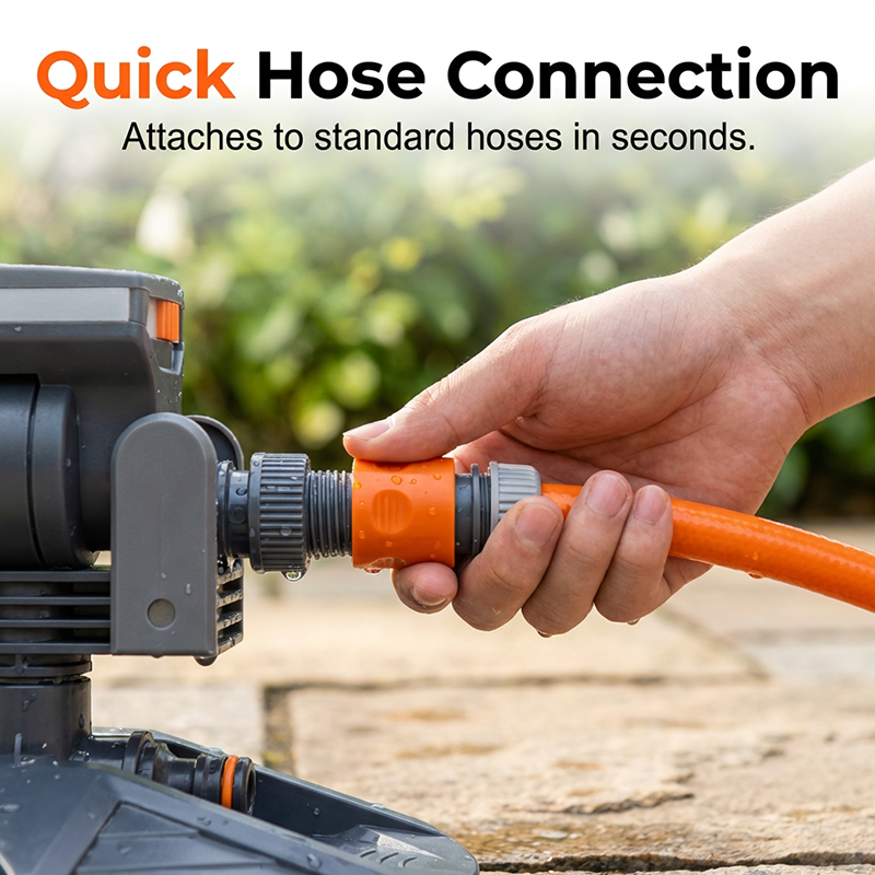 🌿 50% OFF NOW! 🌊 Wide-Coverage Automatic Rotating Garden Sprinkler – Adjustable, water-saving & perfect for lawns, gardens and flower beds 🌸