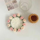 Handmade Floral Yarn Coasters