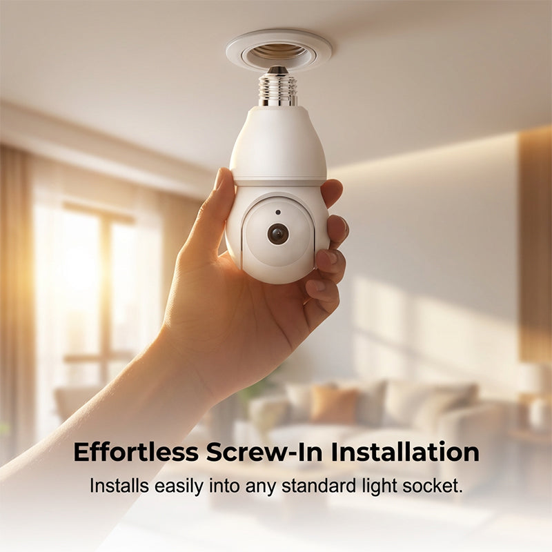 Wireless Light Bulb Security Camera